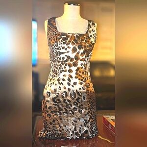 Sexy Cheetah Mini Dress Sz 3